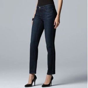 Simply Vera by Vera Wang Straight Leg Jeans